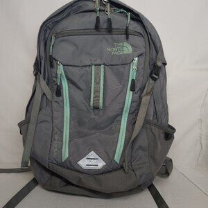 The North Face Surge Transit Backpack Gray/Aqua